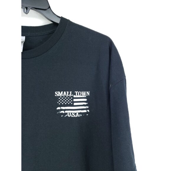 Mens 3XL Try That In A Small Town Graphic Tee Black Short Sleeve - Picture 3 of 7